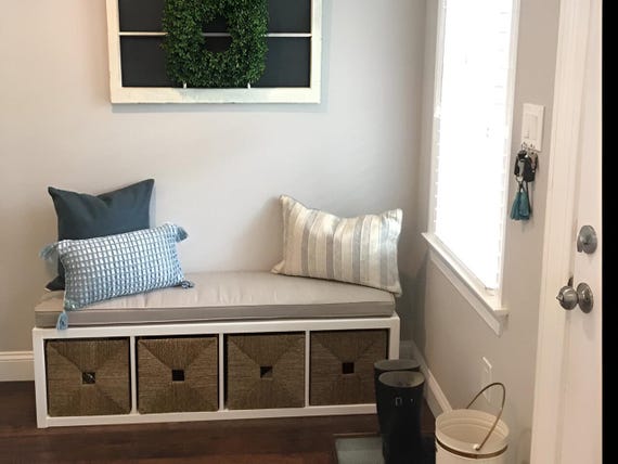 Kallax Bench Cushion Custom Cushions Bench Cushions Window Seat Cushions Nursery Entryway Cushion Mudroom Cushion Etsy