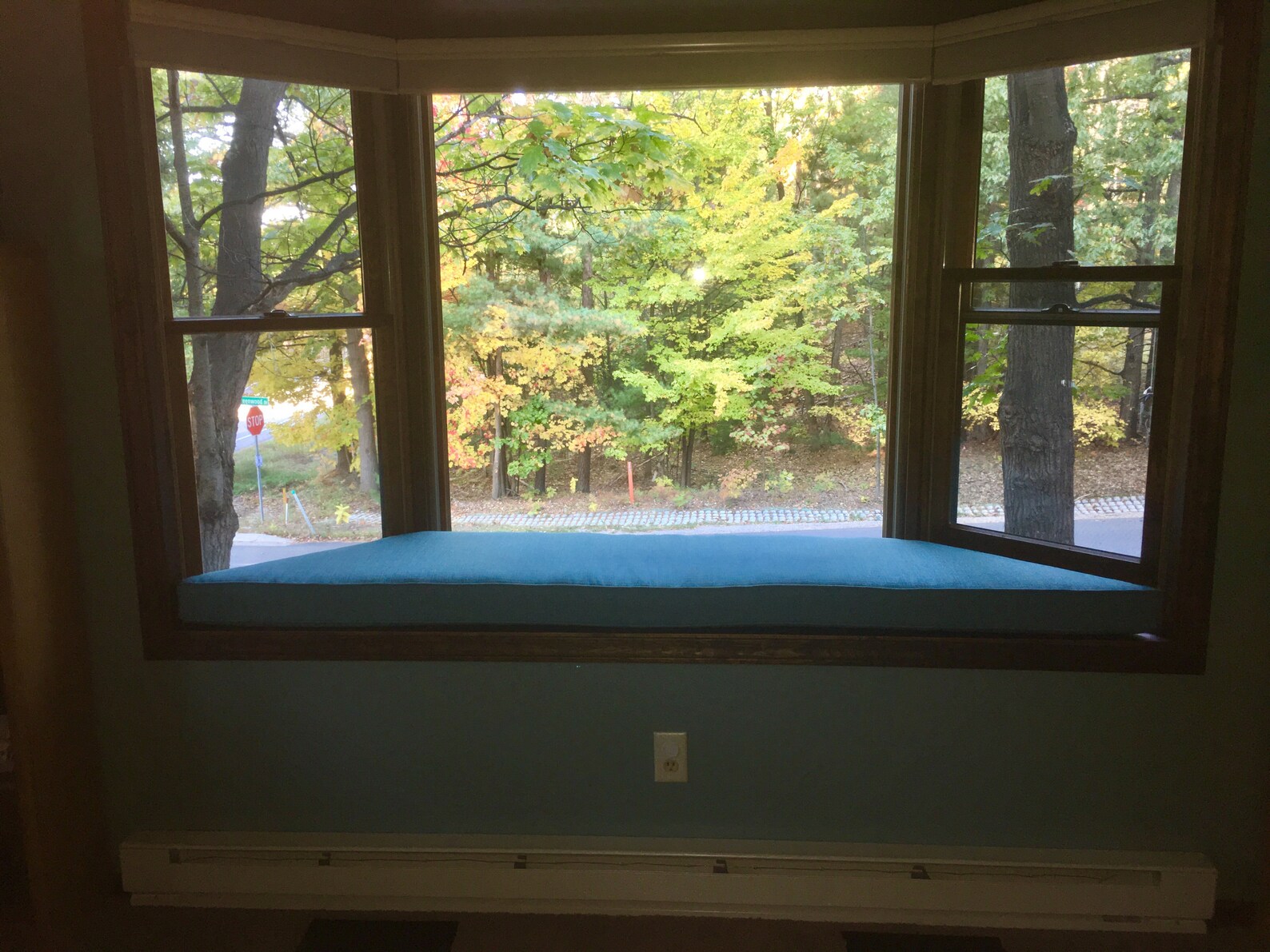 Custom Trapezoid Bay Window Seat Cushion With Cording Etsy