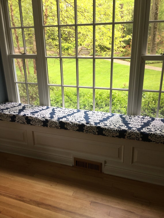 Custom Bay Window Seat Cushion Trapezoid Cushion With Etsy