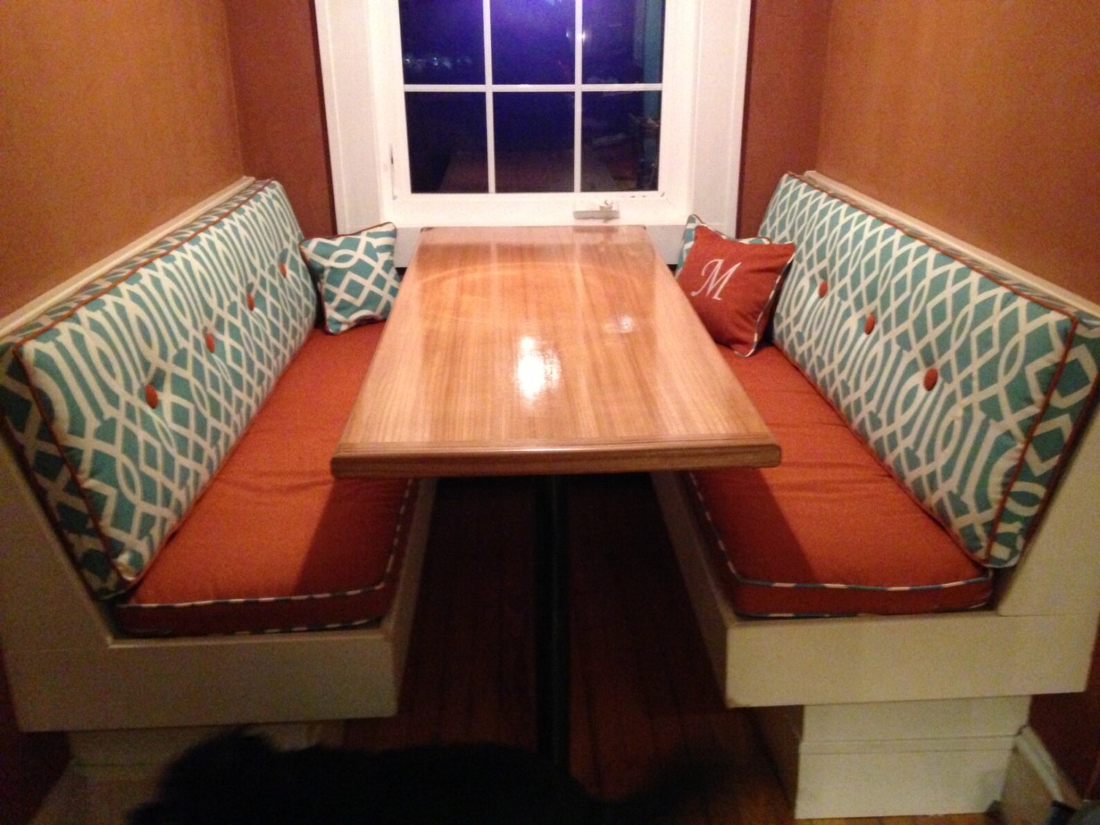 Custom Cushion Sewn Banquette Seat Bench Cushion With Cording Etsy