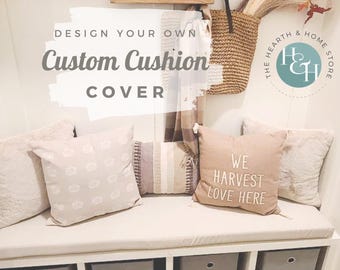 Custom Cushion Cover Only   Refresh your Bench with a new Custom Cushion Cover