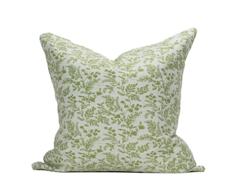 Sunbrella Exclusive Mini Green Leafs  Indoor/Outdoor  Pillow,  Decorative throw Pillows for Patio, Outdoor Pillow Covers