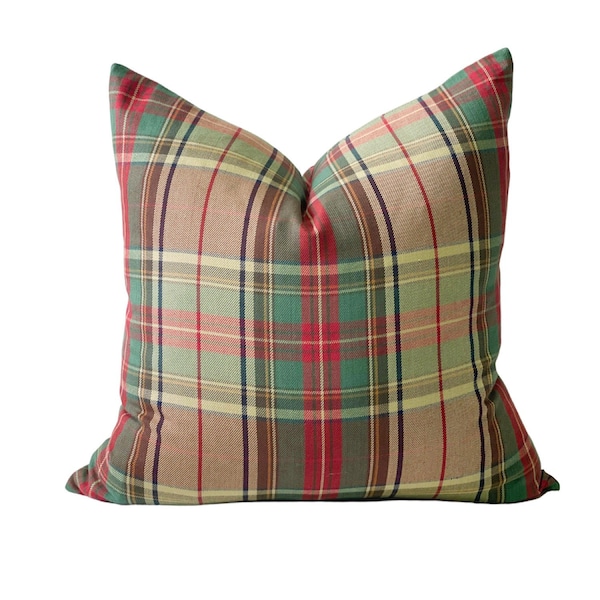 Plaid Pillow Covers Etsy