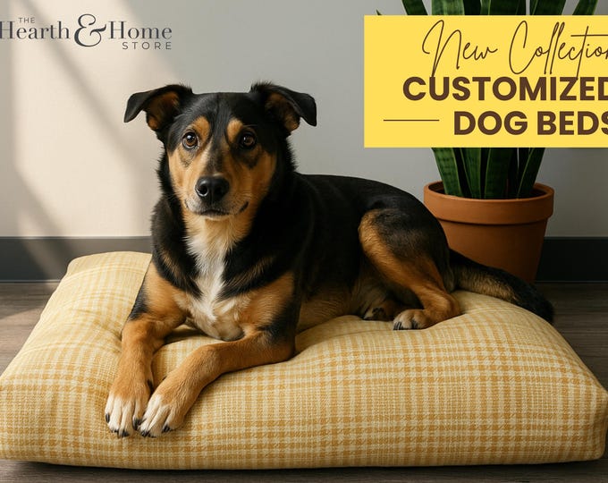 Designer Dog Bed Washable Pet Furniture Fabric Choice Designer Material Eco Friendly Custom Size Dog Cushion Post Industrial Recycled Foam