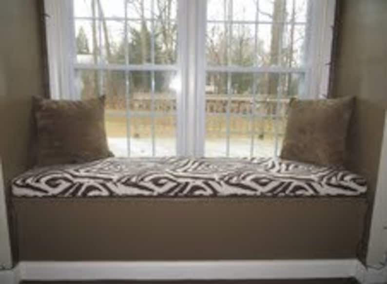 Custom Bay Window Seat Cushion Trapezoid Cushion With Etsy