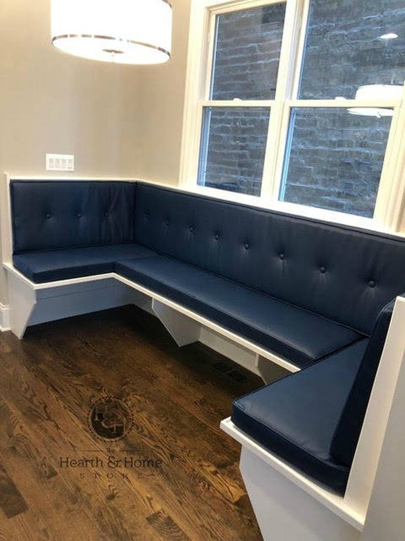 Custom Banquette Cushion Bay Window Seat Cushion Trapezoid Etsy