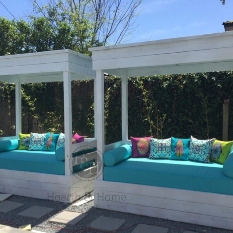 Twin Outdoor Cushion Mattress Sunbrella Outdoor Seat Cushion Etsy