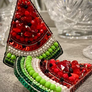 Amosfun Wassermelonen Brosche Kleiner Anstecker Aus Produktbild-Vorschau 7