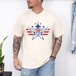 Top Dad T-Shirt, Gift for Daddy, Comfort Colors® Top Dad Shirt, Christmas Dad Gift from Daughter Son, Men&#39;s Shirt, Popular Father Day Gift