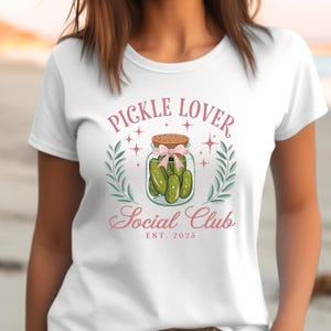 Vintage Canned Pickles T-Shirt, Pickle Shirt, Pickle Jar Tee, Foodie Shirt, Vintage Pickle Lover Shirt, Women Pickle Crewneck Sweatshirt