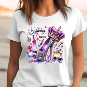 Birthday Queen Shirt,Birthday Queen,Birthday Tshirt,Birthday Gifts,Birthday Women T-Shirt,Graphic Clothing,Birthday Party Shirt,Party Gifts