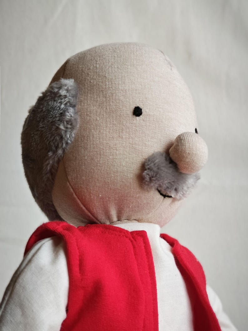 Grandpa Doll Sewing Pattern: Beginner Rag Doll Tutorial (PDF Download ...