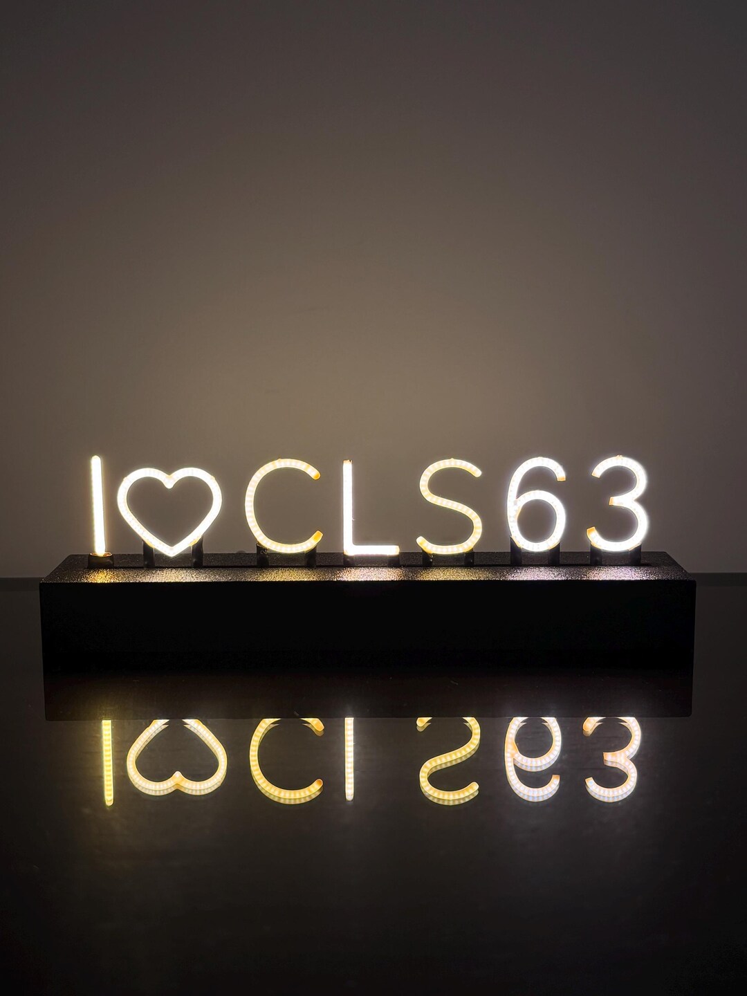 Car Model Sign Personalized Car Model LED Sign: AMG Decor for Garage & Office - Etsy