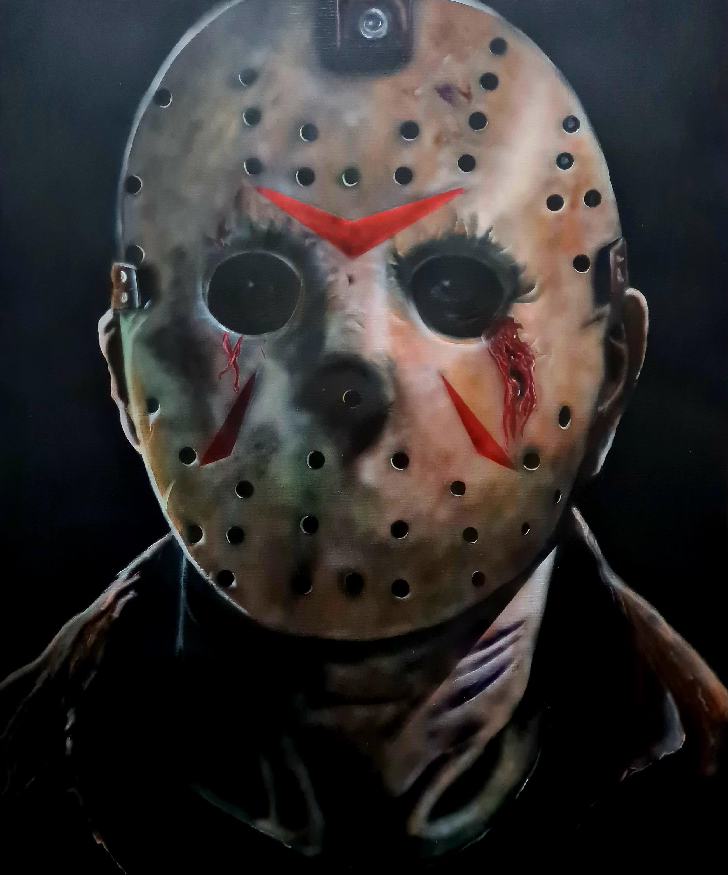 A3 Print of Jason Voorhees – Friday the 13th Horror Art Print