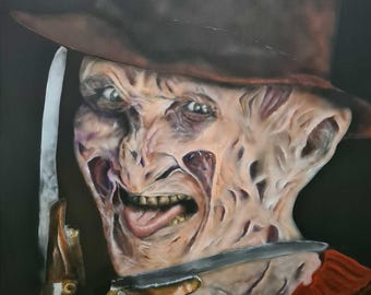 フレディ・クルーガー『エルム街の悪夢』アートプリント - クラシック