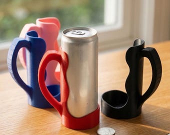 3D Printed Energy drink holders With Handle!