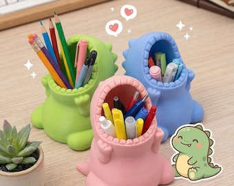 Dinasour pencil holder