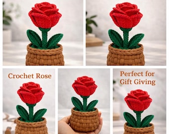 Crochet rose