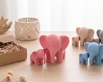 3D Printed Mommy and me elephant