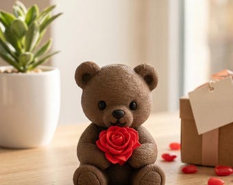 Tiny bear with a heart