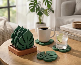 3D Printed leaf coaster , Desk Decor/ home decor