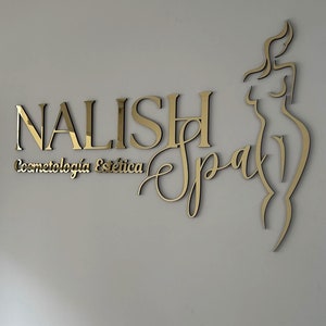 Laser Cut Signage,Custom Laser Cut,Reception Sign,Office Wall Logo,Custom Business Sign,Company Logo,Spa Sign,Beauty Salon Sign,Lobby Sign
