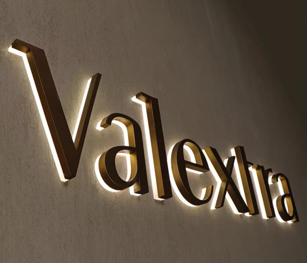 Custom Backlit Sign,illuminated Office,backlit Logo,business 3d Logo ...