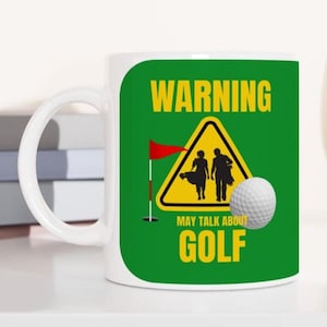 Golf Lovers Mug -  Gift for golf fans - 313ml / 11oz - Dishwasher & Microwave Safe