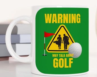 Golfälskaremugg - Present till golffans - 313 ml / 11 oz - Tål diskmaskin och mikrovågsugn