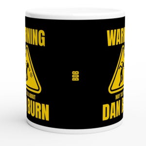 Dan Burn-mugg - Newcastle United - Carabao Cup-final 2025 - 313 ml - diskmaskins- och mikrovågssäker bild 3