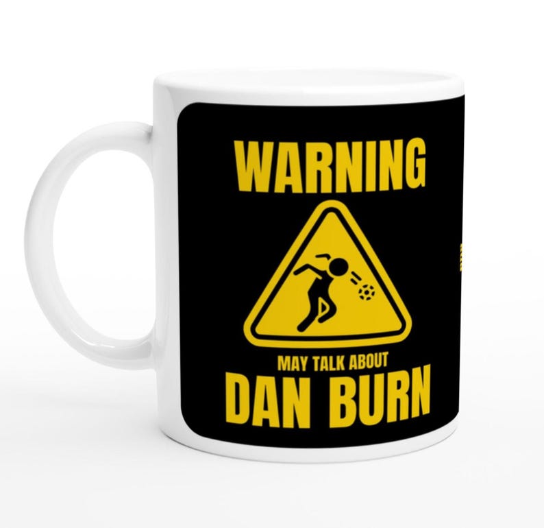Dan Burn-mugg - Newcastle United - Carabao Cup-final 2025 - 313 ml - diskmaskins- och mikrovågssäker bild 6