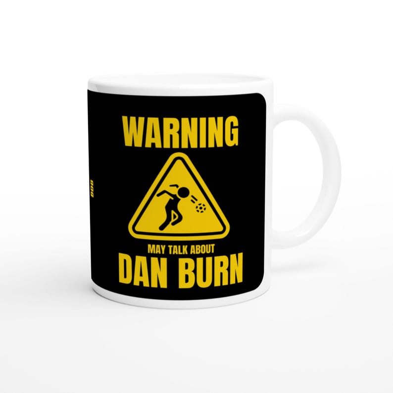 Dan Burn-mugg - Newcastle United - Carabao Cup-final 2025 - 313 ml - diskmaskins- och mikrovågssäker bild 5