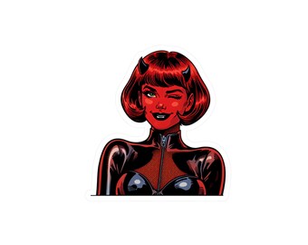 She Devil Cartoon Vinyl Decal #FAN006 - Etsy