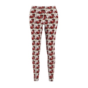 She Devil Women&#39;s Cut & Sew Casual Leggings (AOP)