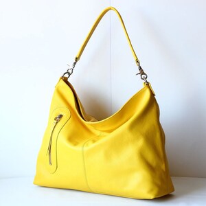 Leather purse - Soft leather hobo bag - Leather bag crossbody bag - MAX - made to order
