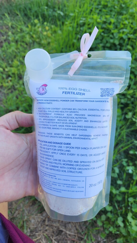 20 Oz Ground Egg Shell Powder, Natural Calcium Supplement, Plant Fertilizer  - Etsy Israel
