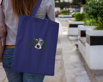 Dachshund Tote Bag, Cute Dachshund Print for Dog Lovers & Dachshund Owners, Gift for Dachshund Fathers and Mothers