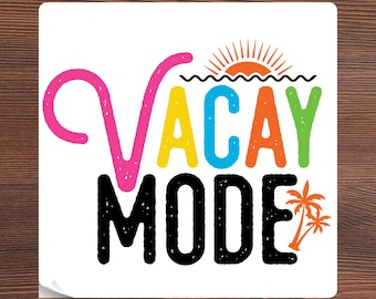 Retro Vacay Mode Ready To Press, Vintage Girls Trip Heat Transfer, Summer Beach Vacation Iron On, Matching Weekend Group Trip Cold Peel DTF