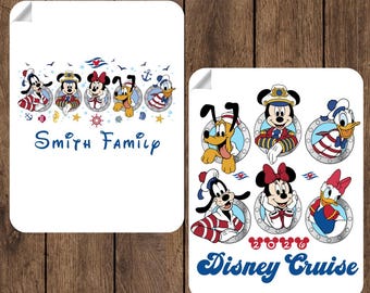 Family Custom Disney Cruise 2026 Ready to Press, Mickey and Friends Ship Heat Transfer, Personalized Cruise Iron on, Couples Cruise DTF