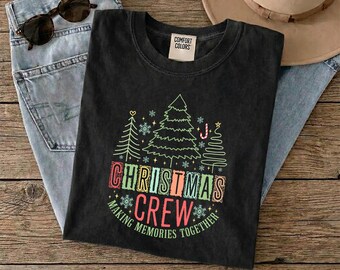 Matching Christmas Crew Ready To Press, Family Christmas 2026 Heat Transfer, Xmas Group DTF Print, Making Memories Together Iron On Decal