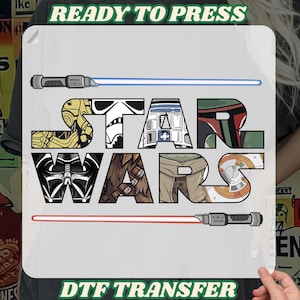 Starwars Iron on Transfer - Etsy Canada
