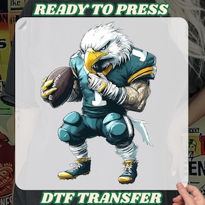 Team Mascot Dtf, Eagles Team T-Shirt Tranfer, Eagles Football Heat Press, Eagles Fan Iron on, Philadelphia Fan Dtf, Game Day Dtf, Go Eagles