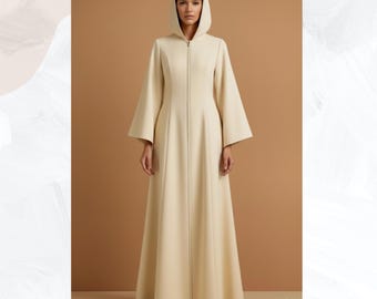 Scarlett Hooded Cloak Sewing Pattern | Medieval Fantasy Costume (PDF Download)
