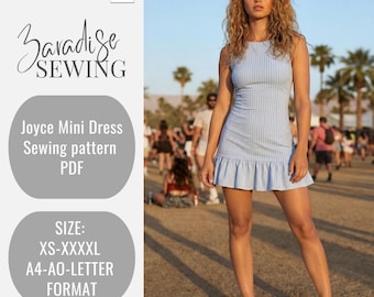 Joyce Schnittmuster Minikleid: Sommerkleid (PDF-Muster) Nr. ZR34