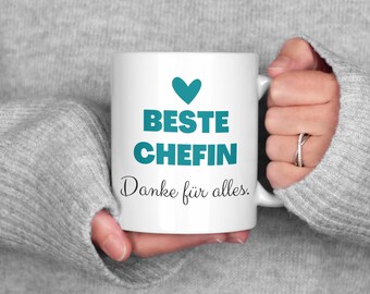 Gift for boss, thank you mug, office gift for women, best boss coffee mug, farewell gift for superiors
