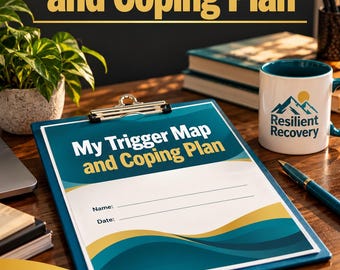 My Substance Use Trigger Map and Coping Plan: Trigger-Specific Coping SkillsWorkbook (PDF Download)