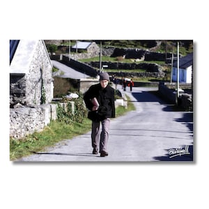 Cillian Murphy em Inis Meáin, Galway. Impressão de edição limitada premium e rara
