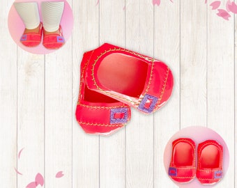 18 Inch Buckle Doll Shoes | Slip On Style