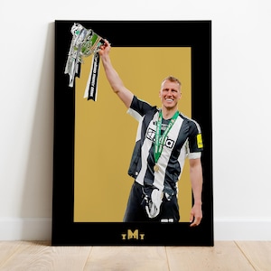 Dan Burn v Liverpool Print, Newcastle United Poster, Football Wall Art, Football Posters, Newcastle United Print, Newcastle United FC
