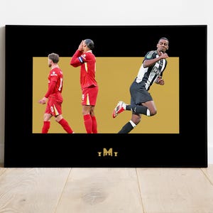 Alexander Isak v Liverpool Print, Newcastle United Poster, Football Wall Art, Football Posters, Newcastle United Print, Newcastle United FC